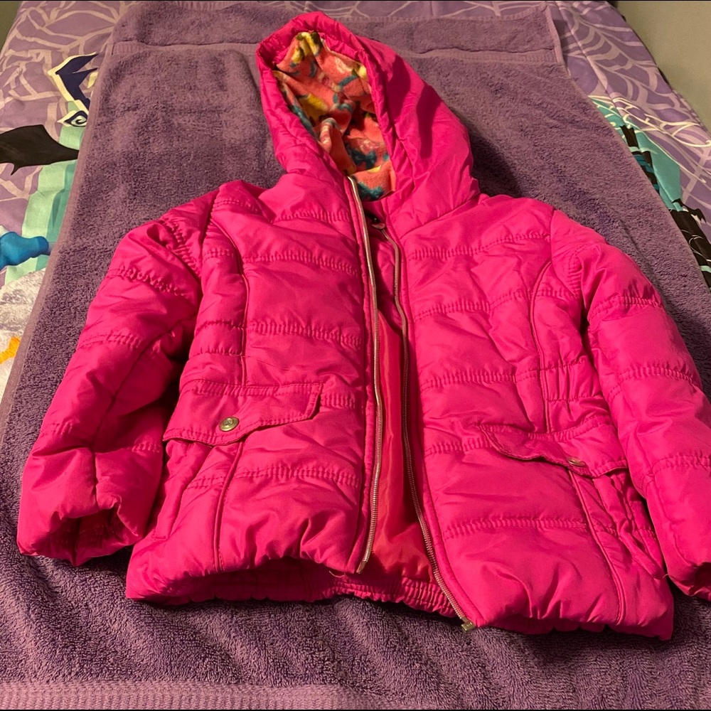 Little girls winter jacket size 5/6